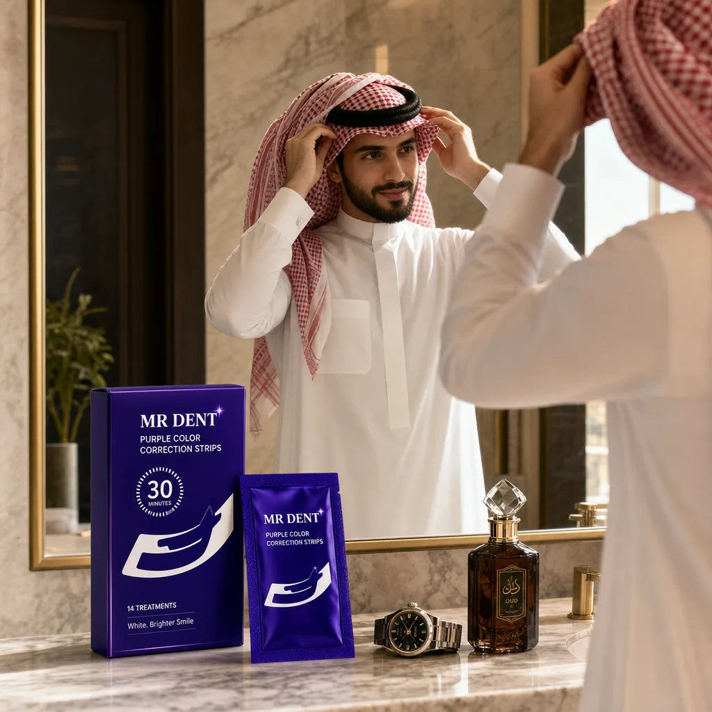 رجل يستعد مع MR DENT